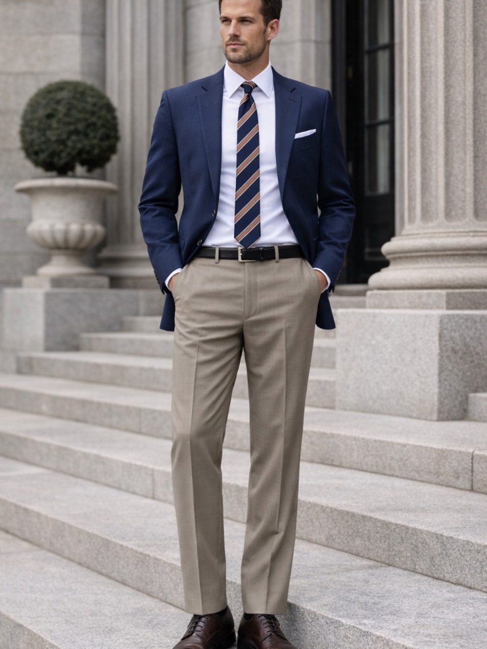 Jones New York Tan Dress Pants